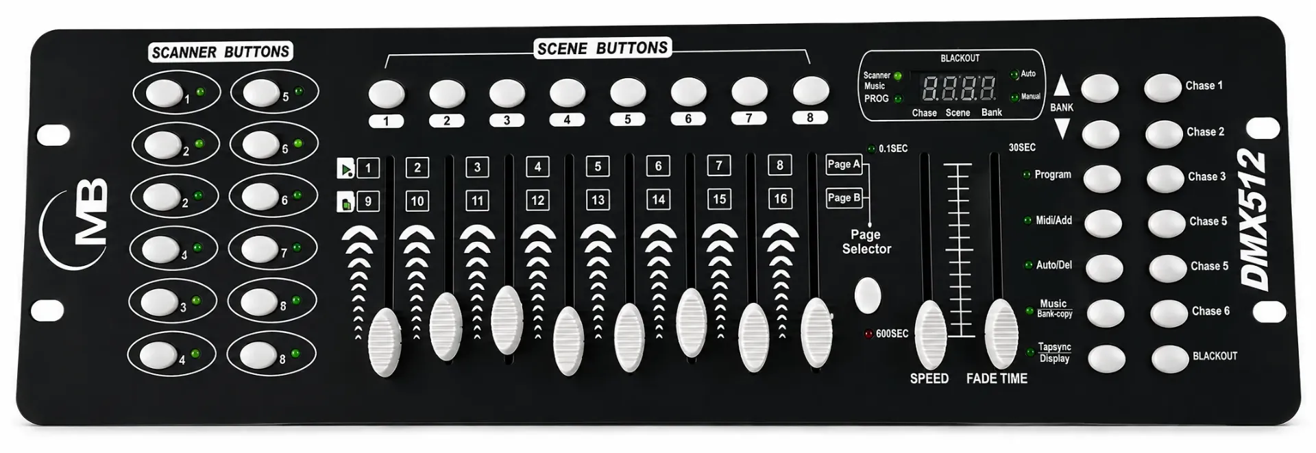 DMX512 (MEZCLADOR DE LUCES)
