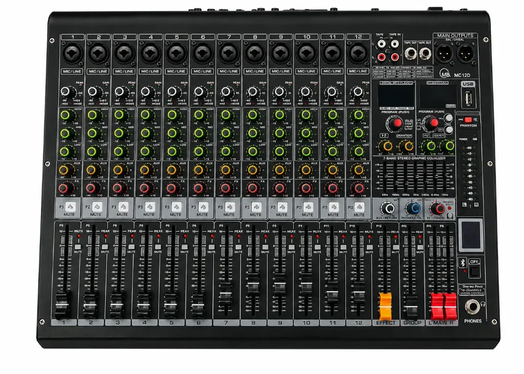 MC12D (12CH AMPLIFICADO SIN MIC)