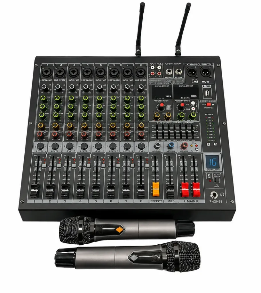 MC8C (8CH AMPLIFICADO CON MIC)