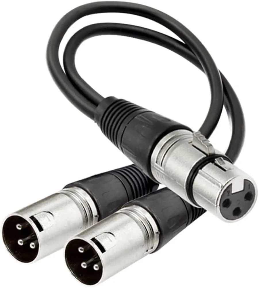 GR1054 PROEL (1 XLR HEMBRA - 2 XLR MACHO) 1.8MT