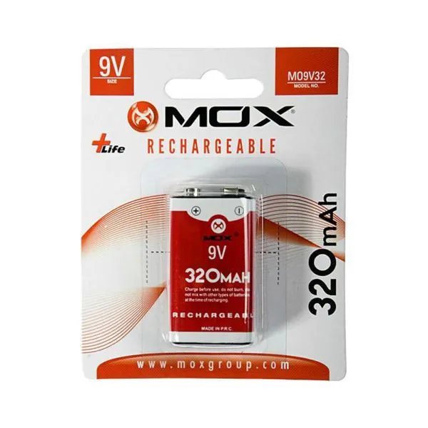 PILA RECARGABLE 9V (MOX)