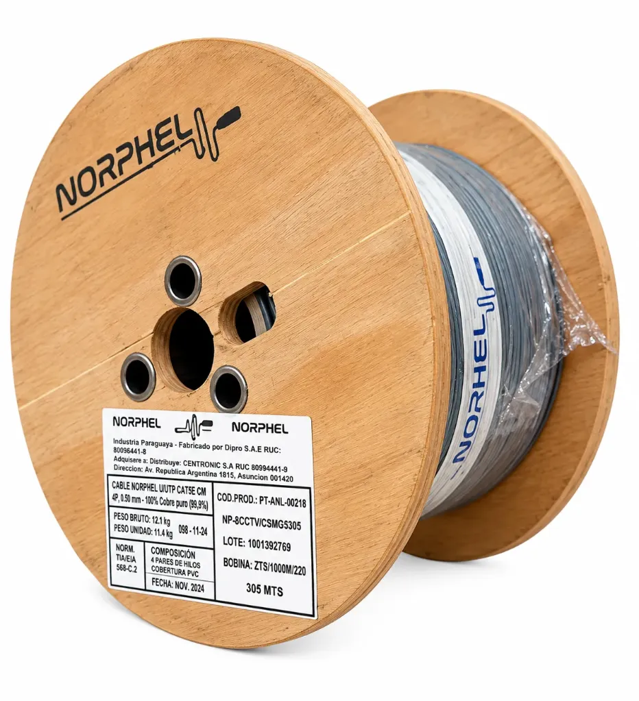 UTP NORPHEL CAT5 (100% COBRE-305MTS)