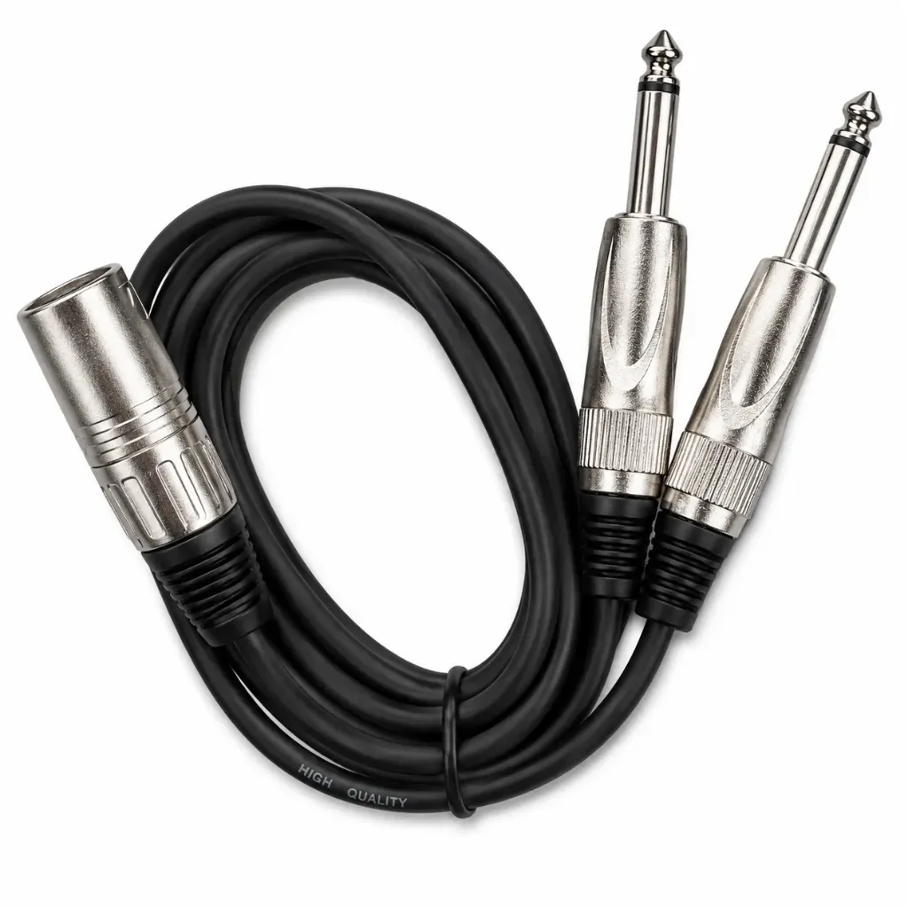 GR1046 (1 XLR macho a 2 PLUG mono)