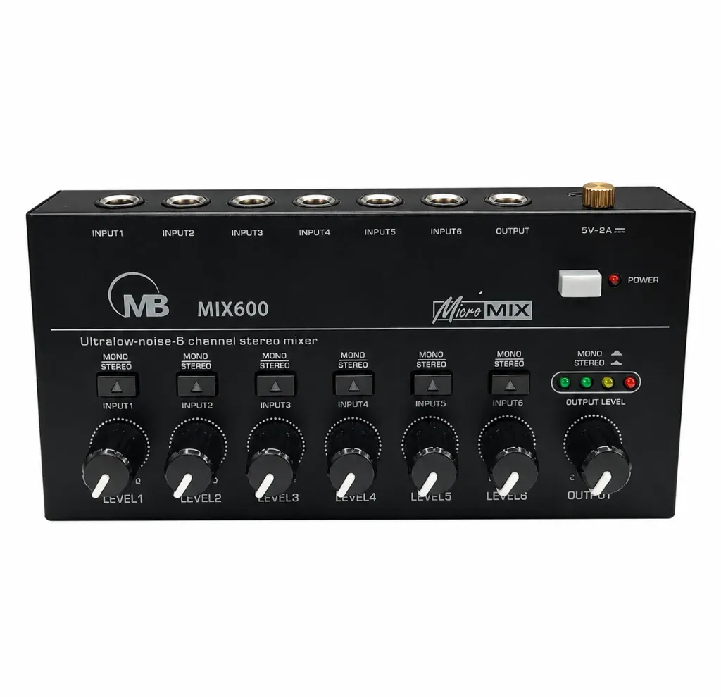 MIX600 (CONVERTIDOR DE MIC 1X6)
