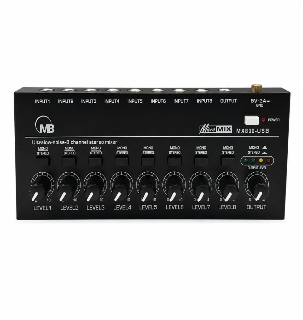 MIX800 (CONVERTIDOR DE MIC 1X8)
