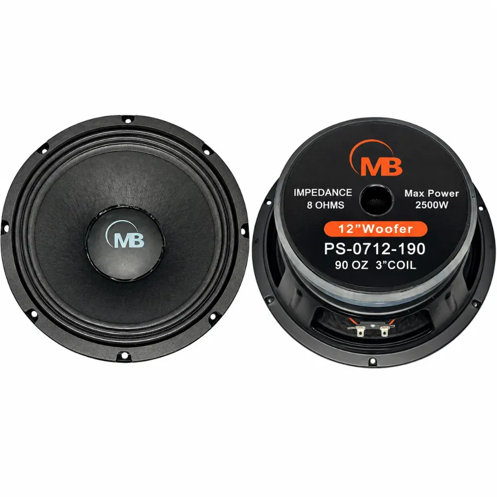 PS0712-190 (12" 2500W) 8 OHMS