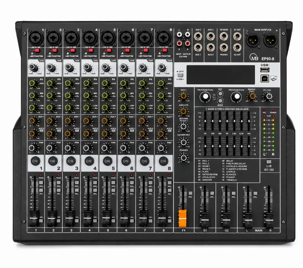 EP90-8 (8CH AMPLIFICADO)
