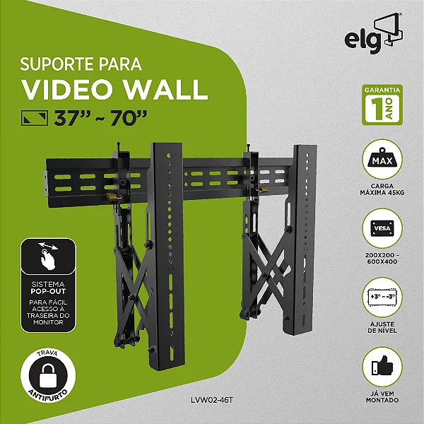 SOPORTE PARA VIDEOWALL LVW02-46T (37" a 70")