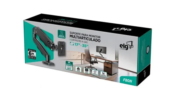 SOPORTE DE ESCRITORIO F80N (17" a 35")
