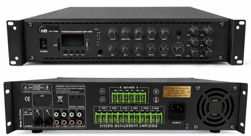 EFX180 AMPLIFICADOR DE ZONA (180W)