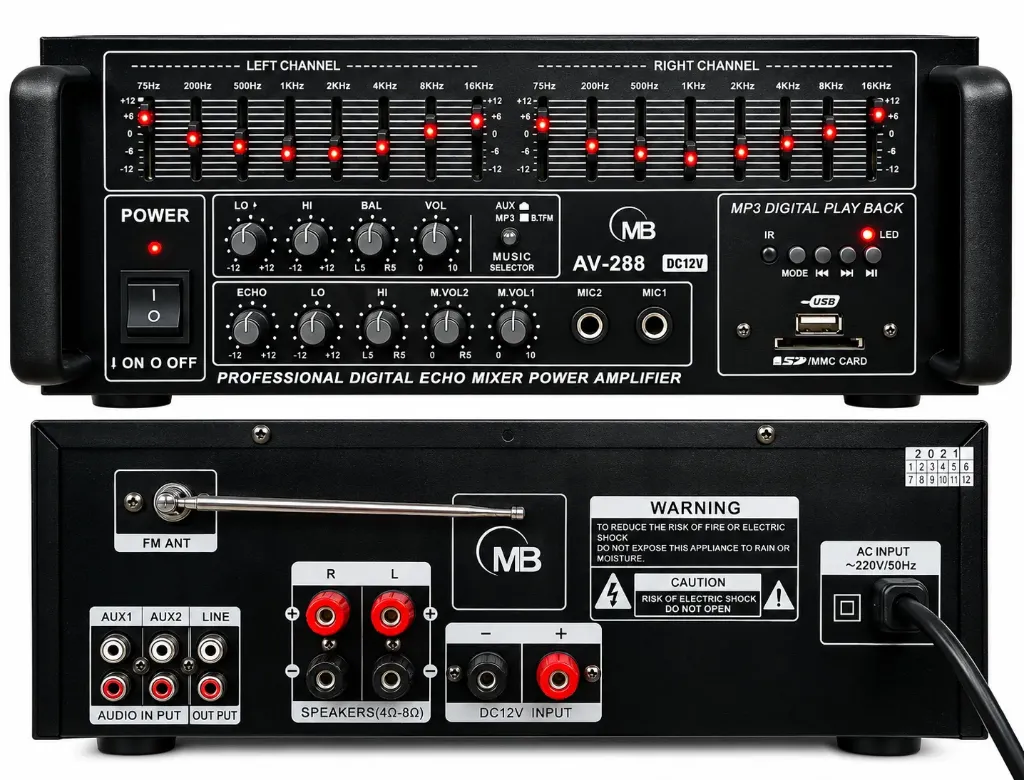 AV288 AMPLIFICADOR