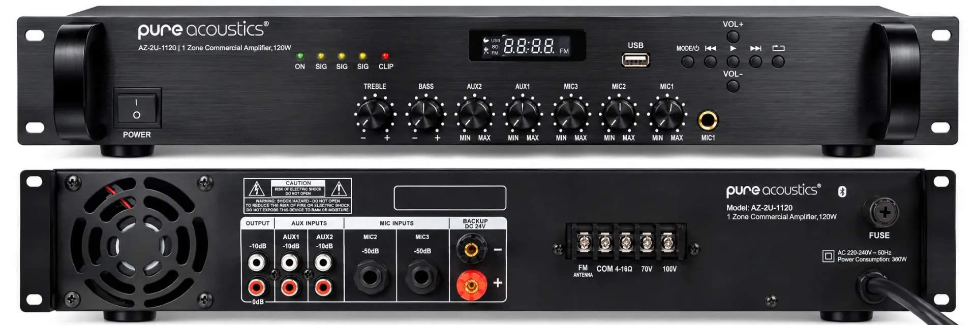 AZ 2U-1120 AMPLIFICADOR (PURE)