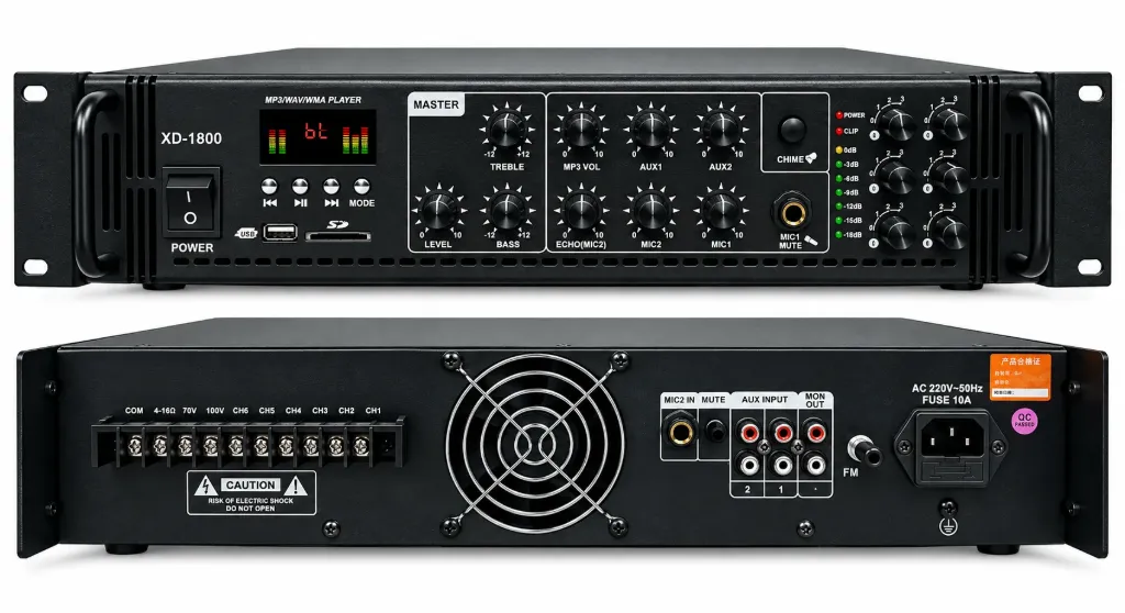 XD1800 AMPLIFICADOR